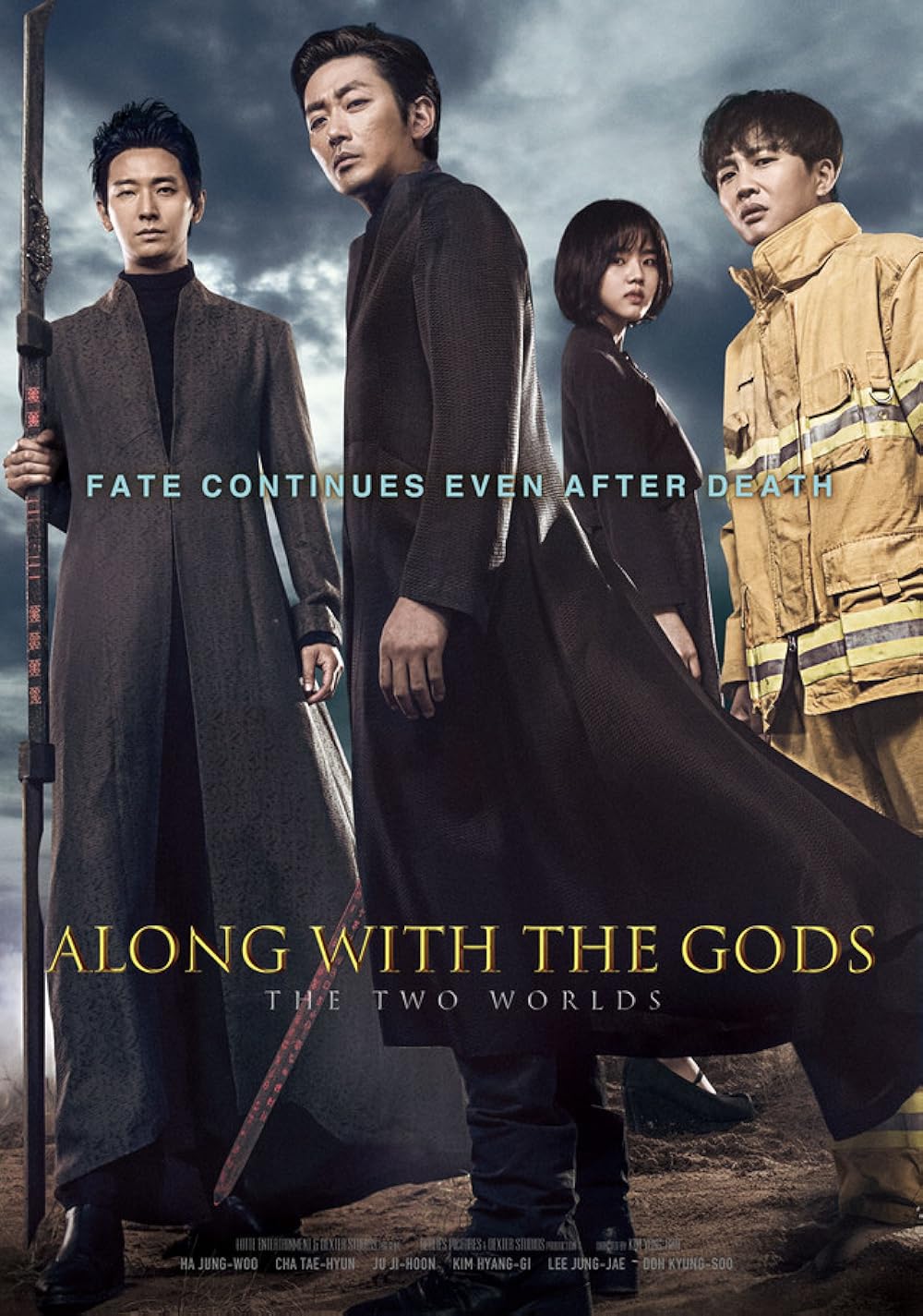 Along with the gods: The two worlds